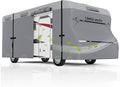 Umbrauto Class C RV Cover Fits 29-32’ Class C Motorhome Camper Cover, Upgraded Heavy Duty 7 Layers Top Windproof Breathable RV Cover with 3Pcs Extra Straps, Adhesive Repair Patches, 6 Gutter Covers