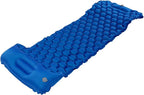 Camping Sleeping Pad Mat, Lightweight Inflatable Mattress, Sturdy 40D Nylon Fabric, TPU Laminate, for Tent Hiking Travel, Foldable Compact, Comfortable 3D Design (Blue)