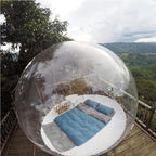 Inflatable Bubble Camping Tent, Outdoor Rainproof Transparent Dome House for Family Backyard Stargazing (Size: 4m/13ft)