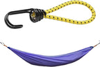 Tent Cords - Short Outdoor Elastic Camping Tarp Rope - Travel Straps for Climbing, Survival, Backpacking, Lightweight Cord for Canopy