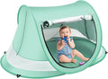 110x70x50cm Baby Beach Tent Camping Tent Sun Shelter Pop Up Baby Uv Protection Beach Tent with Storage Bag for Picnic Vacation Travel Yard Outdoors Beach