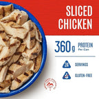 Mountain House Freeze-Dried Grilled Sliced Chicken White Meat #10 Can – 144 Total Servings (6 Cans, 24 Servings Each) – Fully Cooked, Ready-to-Eat Emergency Survival Canned Food – High Protein Long-Term Storage Meal for Camping, Hiking, Backpacking & H...