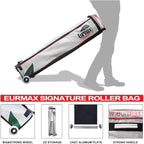 Eurmax USA 10'x15' Pop Up Canopy Tent Commercial Instant Canopies with Heavy Duty Roller Bag,Bonus 4 Sand Weights Bags (Stripe Red)