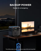 BLUETTI AC180 Portable Power Station, 1152Wh Solar Generator w/ 4 1800W (2700W Peak) AC Outlets, 0-80% in 45 Min, LiFePO4 Battery Backup for Camping (Acid to DC7909 Cable Included)