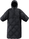 ATEPA Wearable Sleeping Bag, Recycled Warm Winter Camping Blanket Wearable Poncho for Outdoor, Stadium Sports Women Men