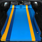 Car Inflatable Mattress, for Jeep Grand Cherokee L 6-Seater 2021-2025 Outdoor Camping Travel Portable Sleeping Pad AdjustableWear Resistant, Auto Accessories,C-Blue-Yellow