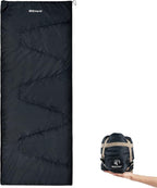 REDCAMP Ultra Lightweight Sleeping Bag for Backpacking, Hiking, Comfort for Adults Warm Weather, with Compression Sack