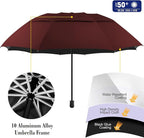 UPF 50+ Beach Umbrella with Adjustable Universal Clamp
