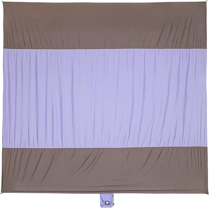 WEKAPO Beach Blanket Sandproof Waterproof, Extra Large Beach Mat, Oversized & Compact Sand Free, Quick Drying Beach Essentials for Vacation, Cruise, Picnic & Camping with Stakes