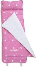 Delta Children Nap Mat - Includes Pillow & Blanket for Toddlers and Kids; Features Carry Handle w/Strap Closure and Name Tag; Rollup Design is Ideal for Preschool and Daycare; Personalization Optional