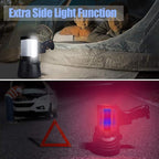 YIERBLUE Rechargeable Spotlight, Super Bright 1000000 High Lumen LED Handheld Spotlight Long Lasting Large Flashlight Searchlight and Flood Camping Flashlight with Foldable Tripod