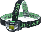 LitezAll Rechargeable Flashlight and Headlamp Combo Pack | 1000 Lumen LED Handheld Flashlight & 250 Lumen Head Lamp | USB Rechargeable, Weather Resistant, Red Light Mode for Camping & Emergencies