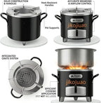 Portable Rocket Stove for Outdoor Cooking | Efficient Charcoal Jiko Stove for Camping, Hiking, BBQ, Emergency Use