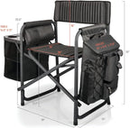 NCAA LSU Tigers Fusion Camping Chair with Side Table and Soft Cooler - Beach Chair for Adults - Lawn Chair