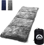 Sleeping Cot Pads (75" x 28") with Elastic Straps Portable for Outdoor & Hiking, Cotton Soft Thick Camping Cot Pad,Waterproof