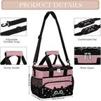 Pardick Cute Cat Black Soft Cooler Bag Insulated Lunch Box for Men & Women, Large Leakproof Lunch Bag Portable Beach Cooler for Work, Picnic, Road Trips,Fishing, Travel, Camping,A-14