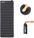 MOBI GARDEN Camping Sleeping Pad, Inflatable Sleeping Mat with Built-in Foot Pump, Compact Waterproof Camping Air Mattress for Backpacking, Hiking, Tent, Traveling