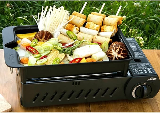 WithMolly Kovea 3 Way All in One Multi Gas Stove with storage bag M size all black