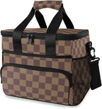 Cooler Bag Insulated Picnic Bag Large Lunch Box Reusable Tote Bag Soft Sided Portable Beach Cooler Grocery Camping