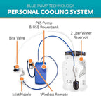 Misting & Hydration Backpack – Built in Mister & Drinking Back Pack | 2L Reservoir | Keep Cool & Hydrated for Hiking, Walking, Cycling, Running, Climbing, & Biking - Cools The air up to 30°F (L-4XL)
