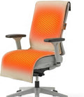 Heated Seat Pad & Cushion, Extra-Long Chair Heating Pad with 10000mAh Battery Pack, Waterproof 3S Fast Heat Seat Warmer for Full Back, Hips & Legs, Ideal for Office Chair, Camping, Fishing & Home