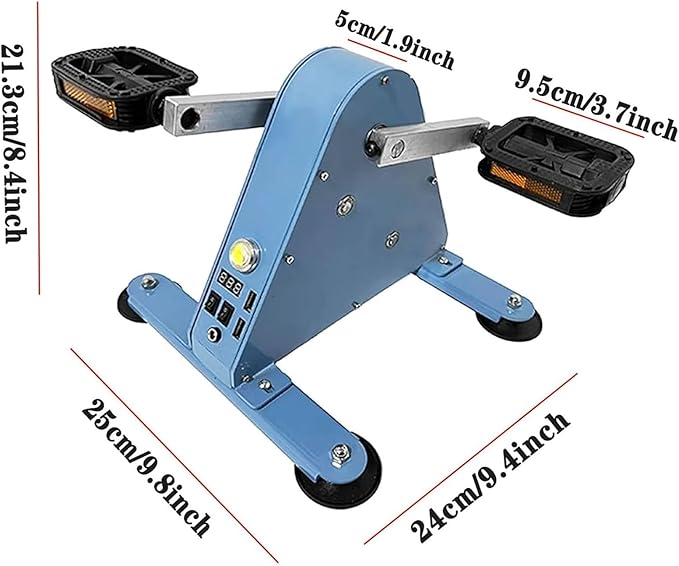 Foot Pedal Power Generator Emergency Power Supply 100W Portable Outdoor Generator with 2 USB Fast Charging LED Lighting for Camping Travel Fishing Outdoor Enthusiasts