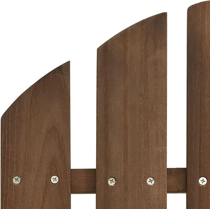 Patio Adirondack Chairs with Tea Table,Garden Chair,Leisure Chair,Bistro Chair,Leisure Chair,Camping Chair,Outdoor Chairs,Conversation Chair,for Patio,Balcony,Party, Solid Wood Fir Brown