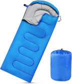 Camping Sleeping Bags for Adults Kids Waterproof Lightweight Sleeping Bag for Cold Weather or Warm Backpacking Hiking Mountaineering Indoor Outdoor Use