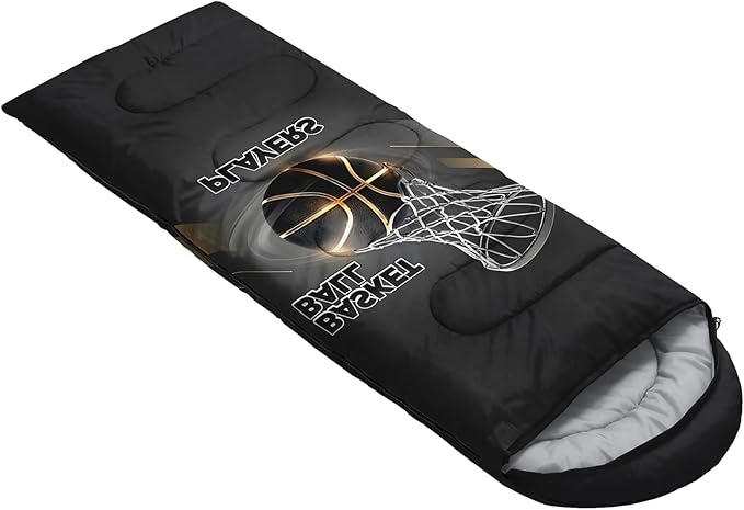 QOOMO Camping Sleeping Bags,3 Season Warm & Cool Weather,Lightweight,Waterproof Sleeping Bags for Adults & Kids,Traveling,and Outdoors,Camping Gear Equipment