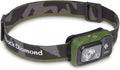 BLACK DIAMOND Cosmo 350 Headlamp | 350 Lumens, 3X AAA Batteries (Included) | Dual Power Options | Waterproof, Dimmable Light for Camping & Hiking | Dark Olive