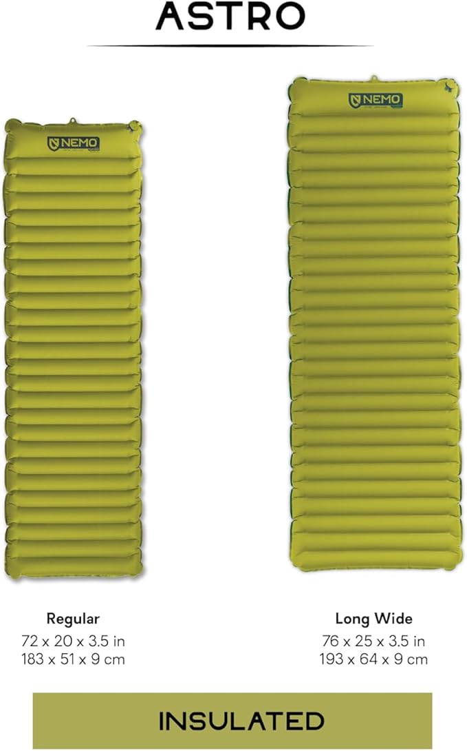 Nemo Equipment Astro Sleeping Pad - Regular - Birch Bud