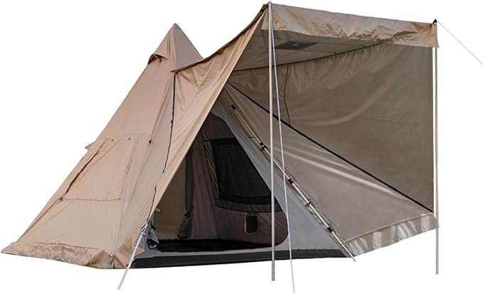 Outdoor Pyramid-Shaped Camping Tent Fully Automatic Tent Oxford Cloth Waterproof Backpacking Tent