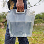 SUPANT Collapsible Emergency Water Jug Container Bag, Freezable, BPA Free Plastic Water Carrier Tank, Outdoor Folding Water Bag for Sport Camping Riding Mountaineer Backoacking, Food Grade