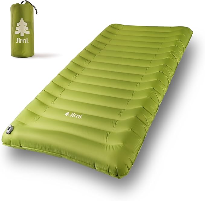 Inflatable Toddler Travel Bed with Pump Sack – Ultralight Kids Travel Mattress, Ripstop Nylon Construction, Compact Portable Sleeping Pad for Travel & Camping