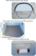 Camping Tent,Shower Tent, Sun Shelter Sunscreen Shade Canopy Changing Outdoor Clothes Wild Multifunctional Thickening Lightweight Decorate