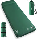 Self-Inflating Sleeping Pad with Foot Pump, 3.1" Thick High-Density Foam Camping Mattress, 4-Season Sleeping Mat with Built-in Pillow & R-Value 9.5, Camping Essentials for Tent Travel Car