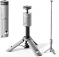 Camping Light Telescopic, Collapsible Magnetic Camping Lantern with 12000mAh Battery, Telescoping IPX6/IPX7 Waterproof Flashlights, Camping Lamp for Emergency, Camping, Hiking (Gray)