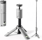 Camping Light Telescopic, Collapsible Magnetic Camping Lantern with 12000mAh Battery, Telescoping IPX6/IPX7 Waterproof Flashlights, Camping Lamp for Emergency, Camping, Hiking (Gray)