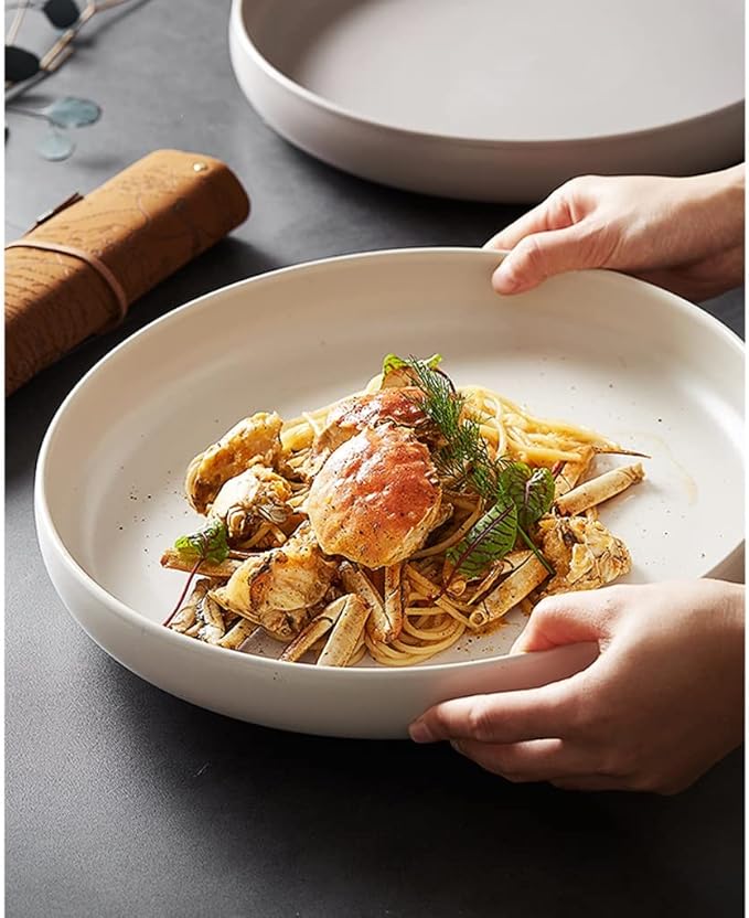 Camping Plates Serving Plate Tray Dinner Plate 12 Inch Large Western Food Plate Dishes Restaurant Deep Plate Lobster Plate Cold Dishes Set Tableware Decorative Plate
