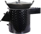 Camping Stove Outdoor Cookware Mess Kit Outdoor Folding Wood Stove Camping Pot Set Bowls Spoon Tableware Cooking Set