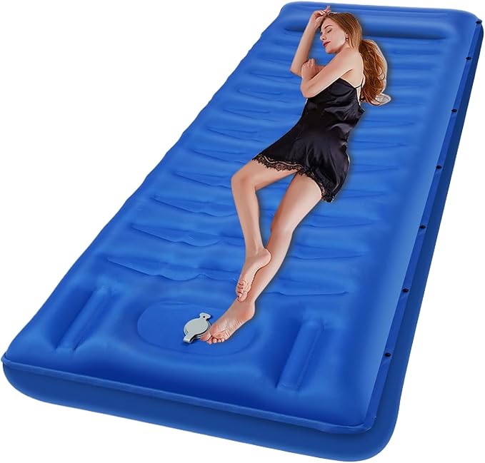 Sleeping Pad,Portable Self Inflating Outdoor Survival Gear | Camping Mattress Pad - for Backpacking Tent Hiking Traveling Beach