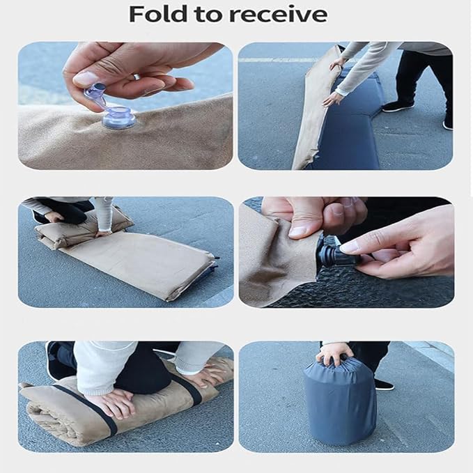 Car Inflatable Mattress for Tahoe GMC Yukon 2015-2020,Folding Air Bed Cushion Outdoor Camping Travel Portable Sleeping Pad Car Accessories,E