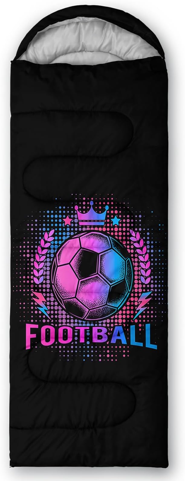 HOSIMA Dear Hunting Pattern Cold Weather Sleeping Bags for Kids Adults,Black Light Weight Waterproof Sleeping Bags for Outdoors Hiking.