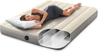 Intex 64102E Dura-Beam Standard Single-High Air Mattress: Fiber-Tech – Full Size – 10in Bed Height – 600lb Weight Capacity – Pump Sold Separately