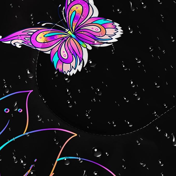 HOSIMA Butterfly Sleeping Bags for Adults and Kids for Camping,Black Gothic Ultralight Sleeping Bag for Cold Weather Summer.