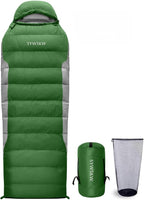 Ultralight Down Sleeping Bag with Pillow, 15F 32F 45F Sleeping Bag for Women,Men,Youth Backpacking,Hiking and Camping Outdoor with YKK Two-Way Zipper 680 FP Down