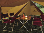 Snow Peak Single Action Camping Table, Portable Dining and Game Outdoor Table - Medium