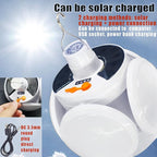 [4000mah] Folding Solar Camping Lights Rechargeable Lantern Waterproof Hanging Tent Hook Lamp Remote Control Blub LED USB Foldable Portable for Home Indoor Outdoor Emergency Power Outage 2 Pack