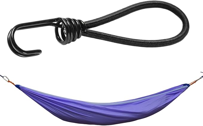 Short Cord - Outdoor Small Elastic Camping Straps | Portable Cords for Camping, Travel, Outdoor Tarp Rope for Survival, Hammock, Awning