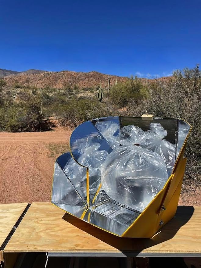 SolCook All Season Solar Cooker - Camping Cookware, Fruit & Food Dehydrator, Camp Stove, Fruit Canning Supplies, Camping Gear, Survival Gear, Emergency Supplies, (17) Camper